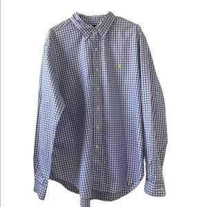 ✨Ralph Lauren Blue/White Size XL